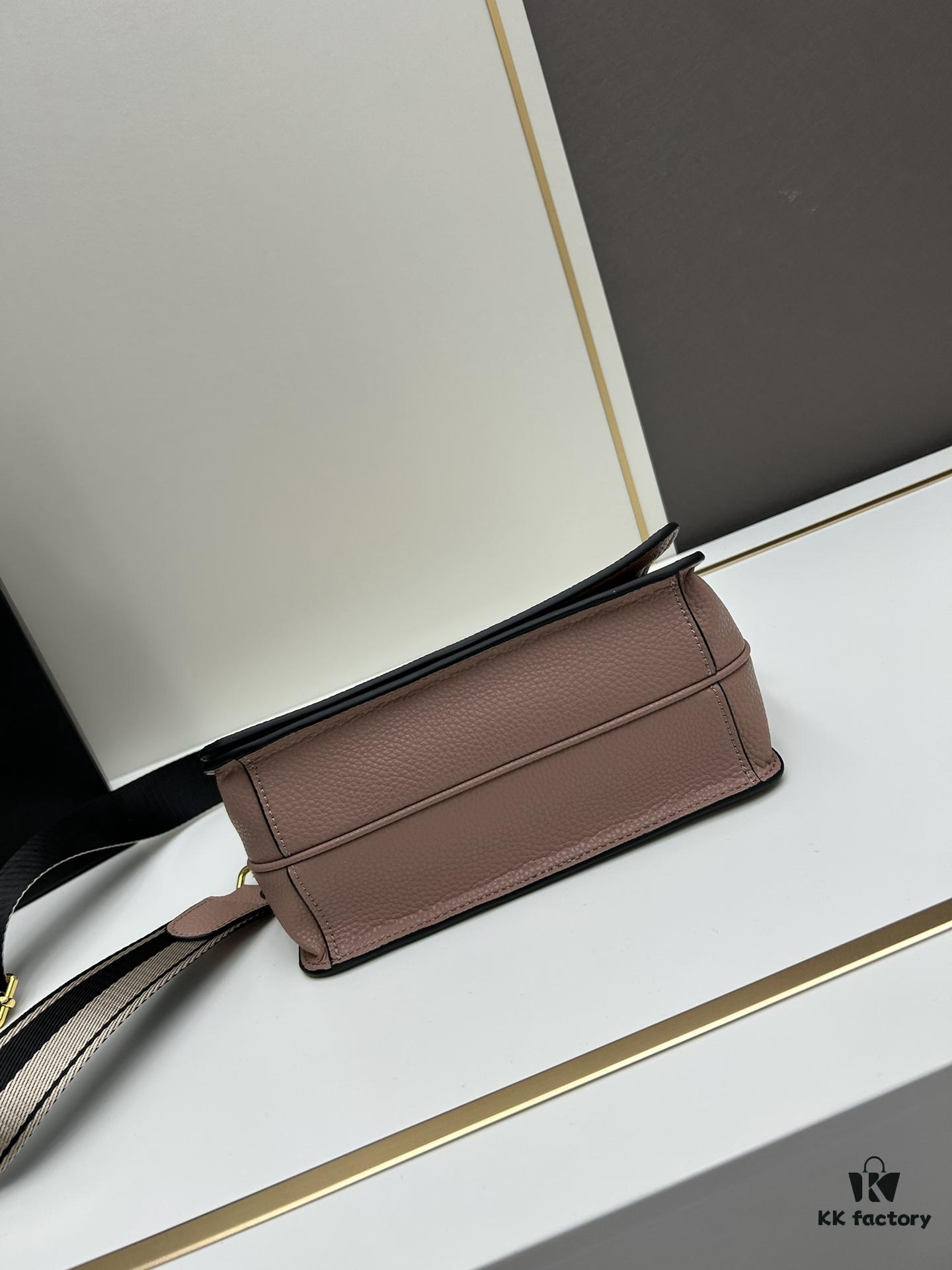 PRADA - Bestselling Flap Top Bag with Letter-Woven Wide Fabric Strap