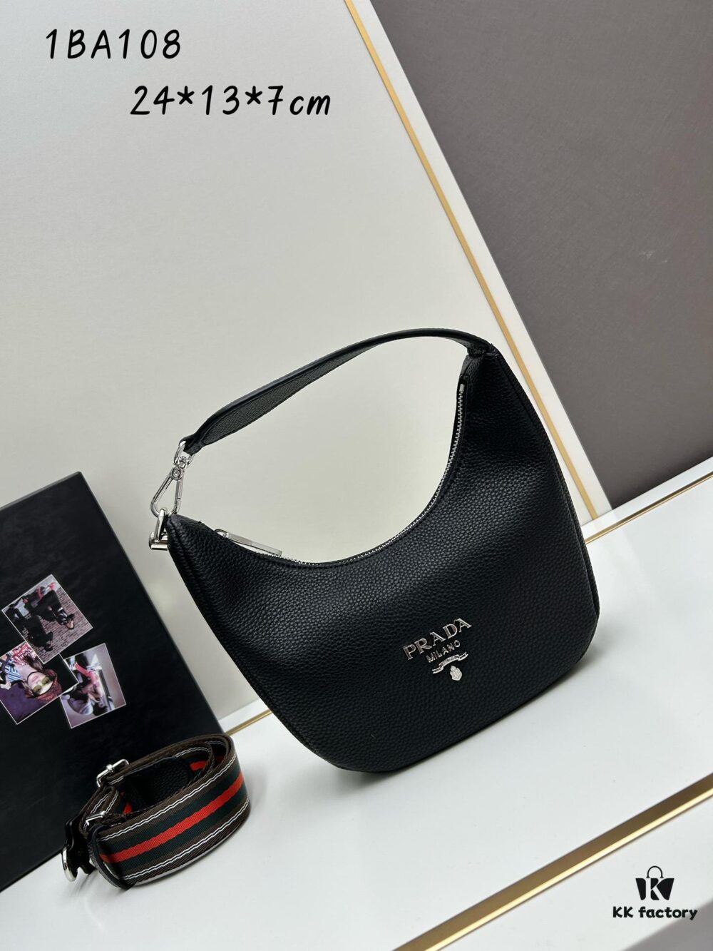 PRADA Underarm Bag - French Elegance, Stylish and Versatile