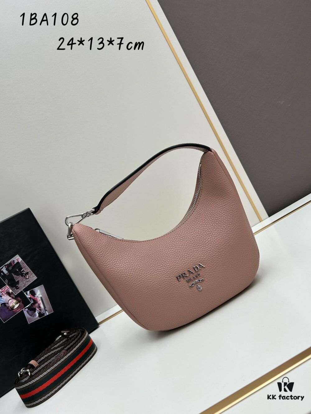 PRADA Underarm Bag - French Elegance, Stylish and Versatile