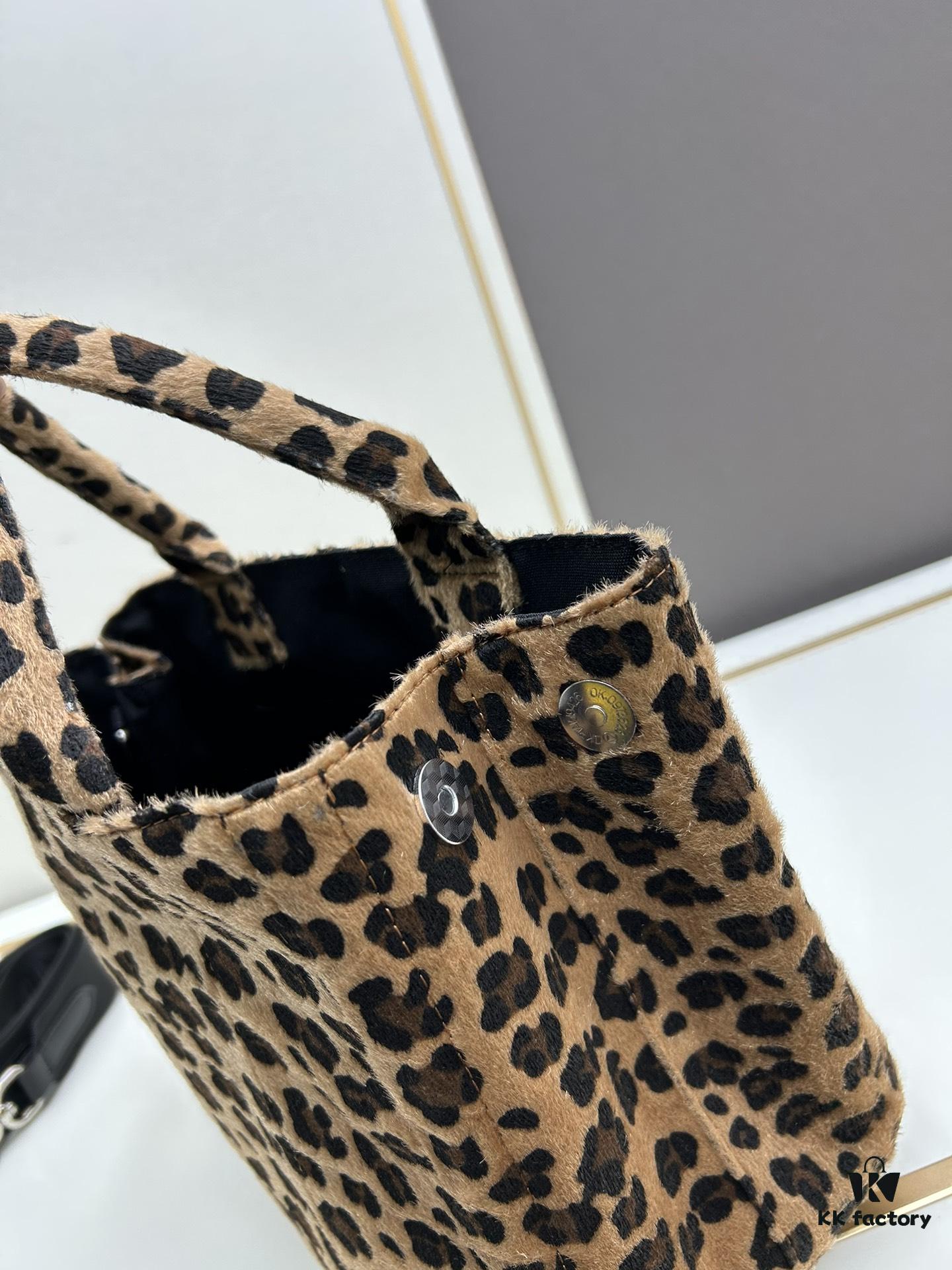 Prada Pradasoftlux Leopard Print Killer Bag with Spacious and Durable Design