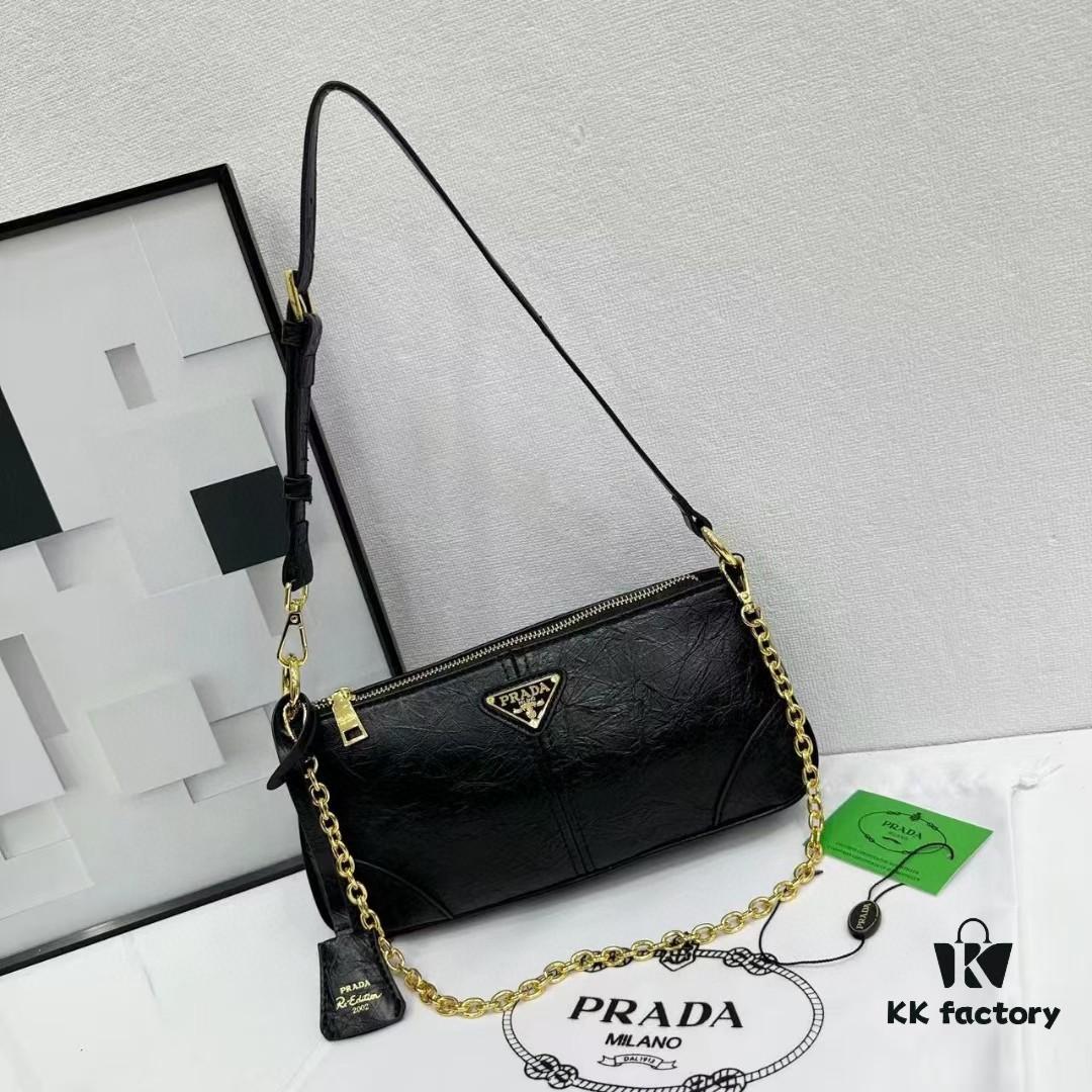 PUJIA Prada-style Mahjong Bag, New Arrival, Love It! Stylish as a Shoulder Bag, Crossbody, or Handheld
