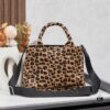 Prada Pradasoftlux Leopard Print Killer Bag with High-End Texture
