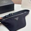 Prada Unisex Waist Bag Chest Crossbody Bag D-112 Size 18×16