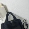 Prada Nylon Cotton Tote Bag (with Long Shoulder Strap)