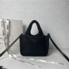 Prada Nylon Cotton Tote Bag (with Long Shoulder Strap)