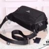PRADA Official Website Version, Real Photo Shoot, Best-Selling Shoulder Crossbody Bag, Original Imported Fabric with Authentic Hardware, Precision Craftsmanship, Original Quality + 175 Contractor, Black Color, Model 991 = Size: W28 x H20 x D15