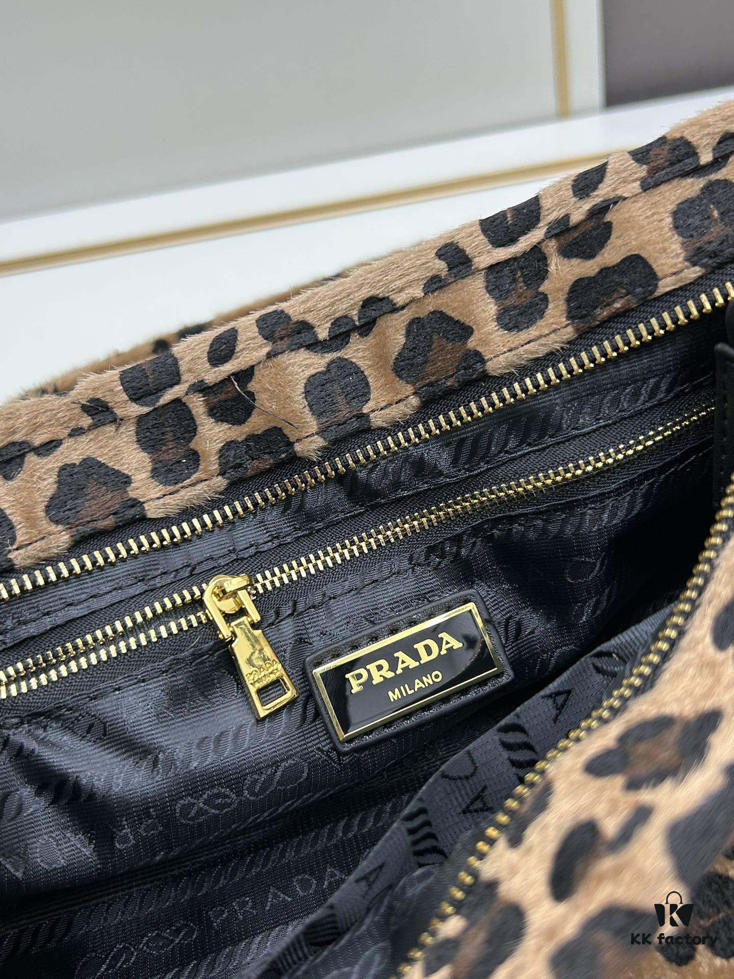 Prada Holidays ✨ This year's Holiday collection is absolutely stunning! The new leopard-print pony hair material on the best-selling bag design represents a wild, bold expression. The lambswool and black velvet classic style is also a must-have essential for the end-of-year holiday season.