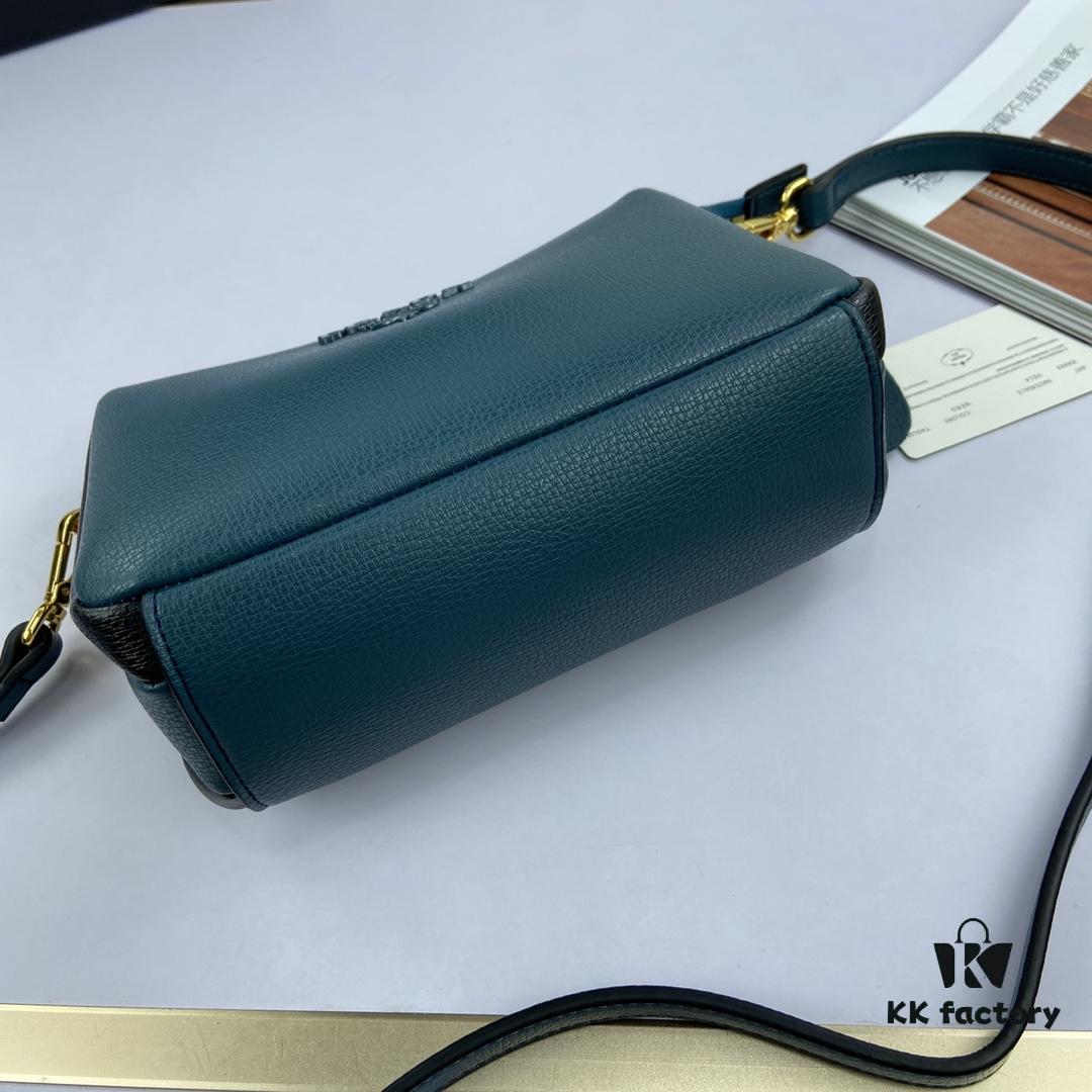 New Prada Flip Shoulder Crossbody Bag Model 66136 with Two Straps, Striped Strap Genuine Leather Handbag, 2019 Summer Fashion Women's Bag