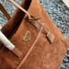 Suede Shopping Bag