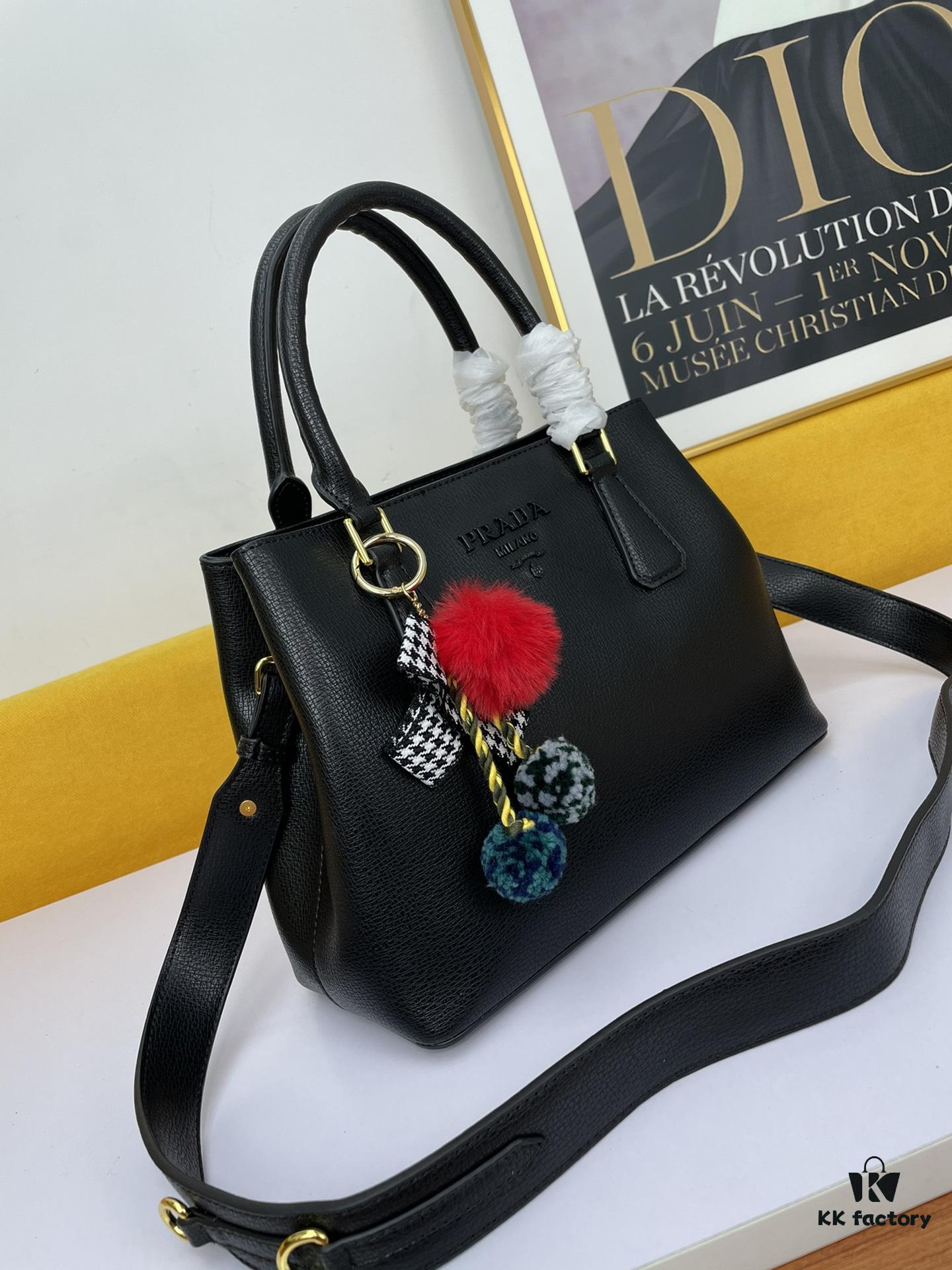 New Arrival 340🔥 Original High Quality🔥 Prada 2020 Mouse Year Edition [Rose] (Free Doll Keychain with Purchase) – Timeless Classic Design, Best-Selling Minimalist Style, Fine Grain Calfskin Leather, Light Gold Hardware, Soft Handle, Wide Strap, Premium Craftsmanship