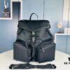 Prada Nylon Backpack 2VZ108 Shoulder Bag Dual Strap Travel Backpack