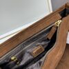 PRADA New Arrival Matte Black Waxed Leather Tote Bag 2452