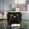 PRADA Vintage Chain Bag - Retro Style, Original Parachute Fabric, Authentic Hardware, Versatile Fashion Accessory