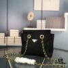 PRADA Vintage Chain Bag - Retro Style, Original Parachute Fabric, Authentic Hardware, Versatile Fashion Accessory