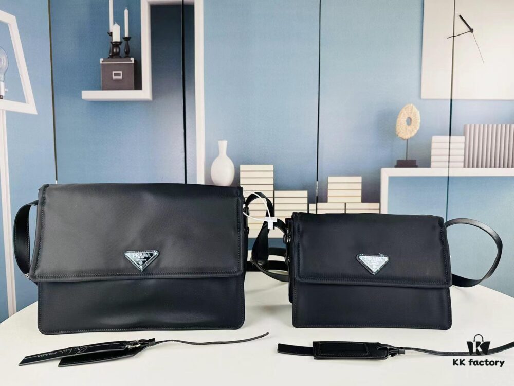 Small Size with Box Prada Hobo Unisex Crossbody Bag Invite Collection Nylon Shoulder Bag