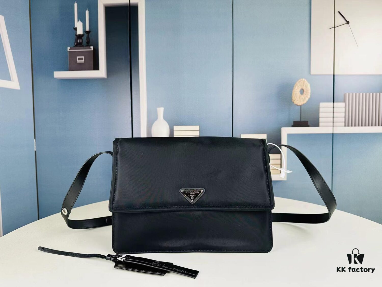 Large Size Prada Hobo Unisex Crossbody Bag - Invite Collection Nylon Shoulder Bag