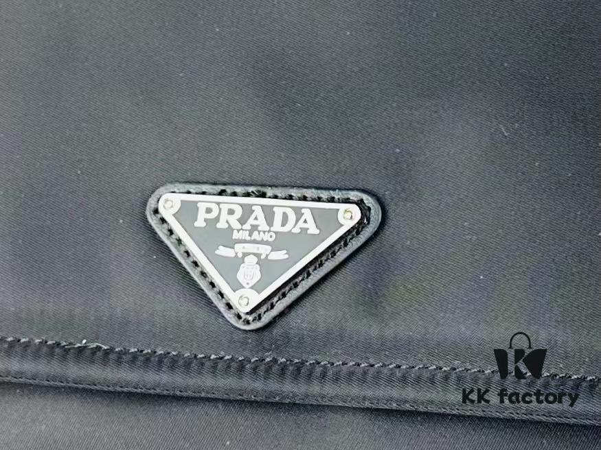 Large Size Prada Hobo Unisex Crossbody Bag - Invite Collection Nylon Shoulder Bag