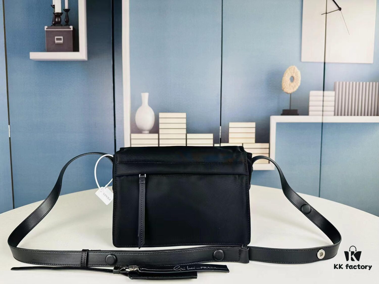 Small Size with Box Prada Hobo Unisex Crossbody Bag Invite Collection Nylon Shoulder Bag