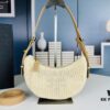 Prada Straw Hobo Bag with Box