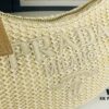 Prada Straw Hobo Bag with Box
