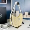 Prada Hobo Straw Bag with Box ||| Prada Beautiful Summer Straw Bag