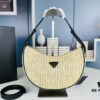 Prada Woven Hobo Bag with Box