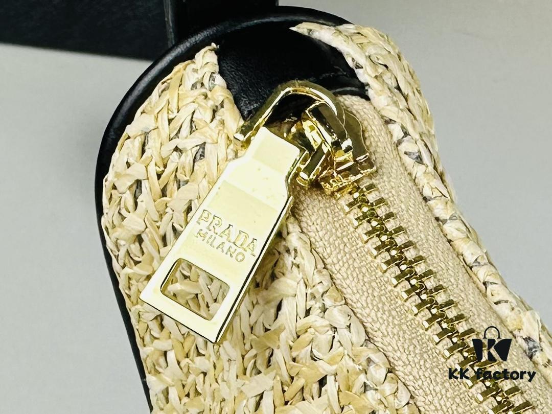 Prada Woven Hobo Bag with Box