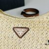 Prada Summer Woven Hobo Bag with Box
