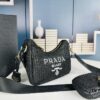 Beige Knitted Prada Three-in-One Bag with Box