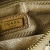 Beige Knitted Prada Underarm Handbag with Box