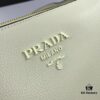 New Prada Flip Shoulder Crossbody Bag Model 66136 with Dual Straps, 2019 Summer New Fashion Women's Bag, Striped Strap Genuine Leather Handbag, 3 Compartments, Size 21-15-9cm