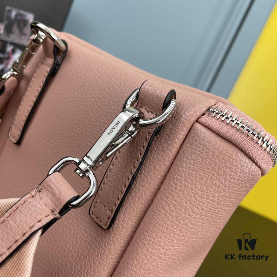 PRADA New Counter Model (Triple-Combined Full Leather) Shoulder Bag