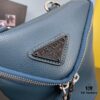 PRADA New Arrival Counter Style (Triple-Layer Full Leather) Shoulder Bag