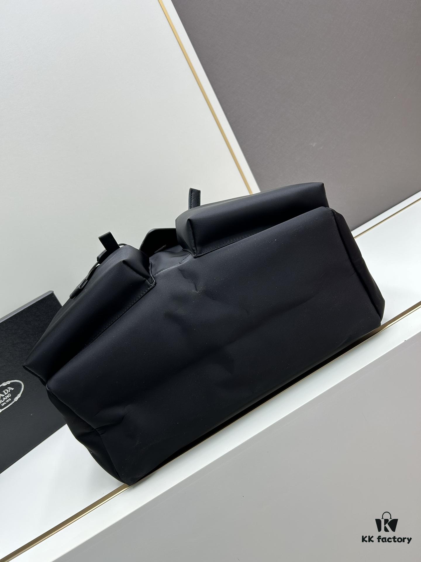 Prada Nylon Backpack 2VZ108 Dual Shoulder Strap Bag