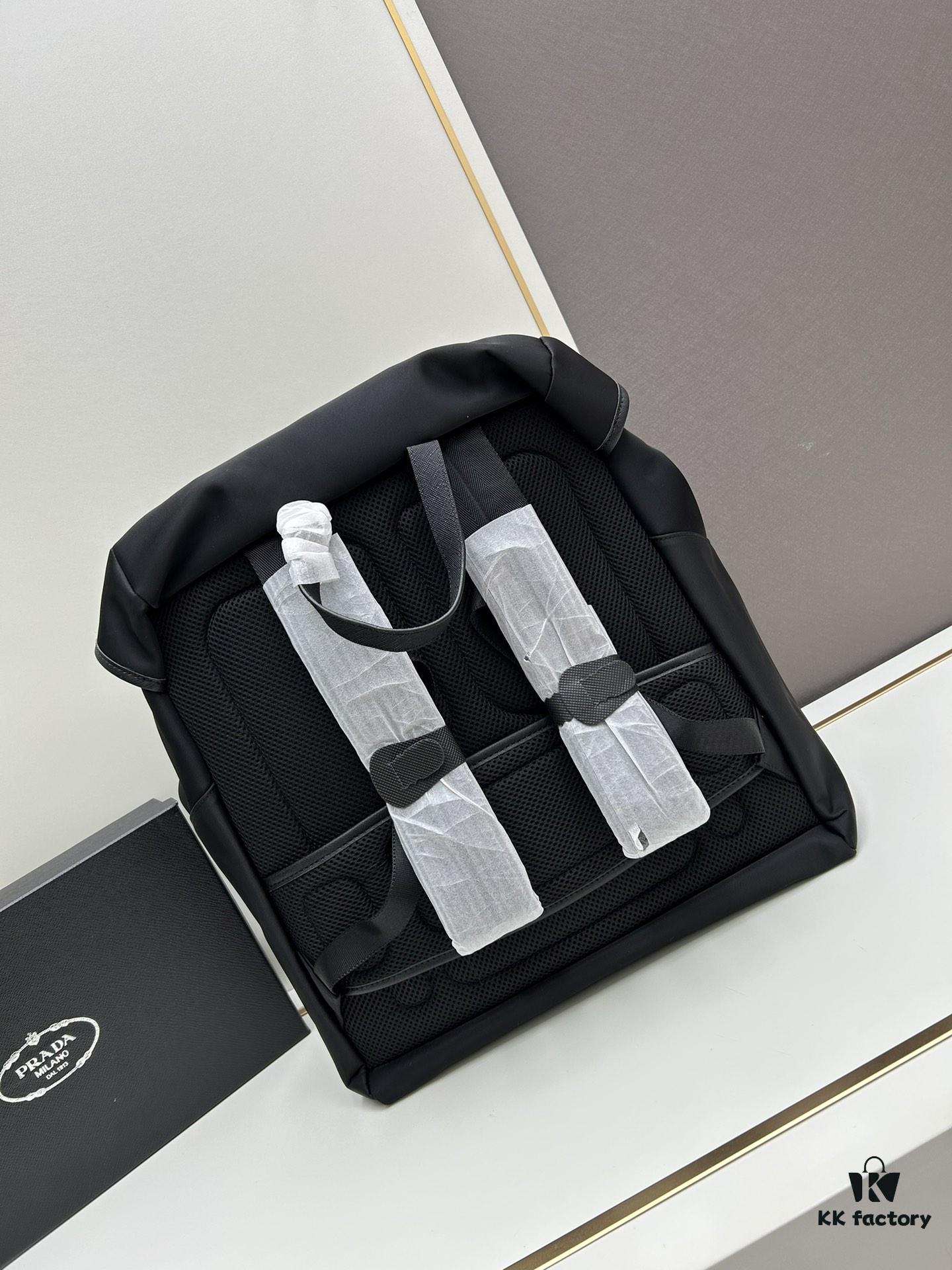 Prada Nylon Backpack 2VZ108 Dual Shoulder Strap Bag