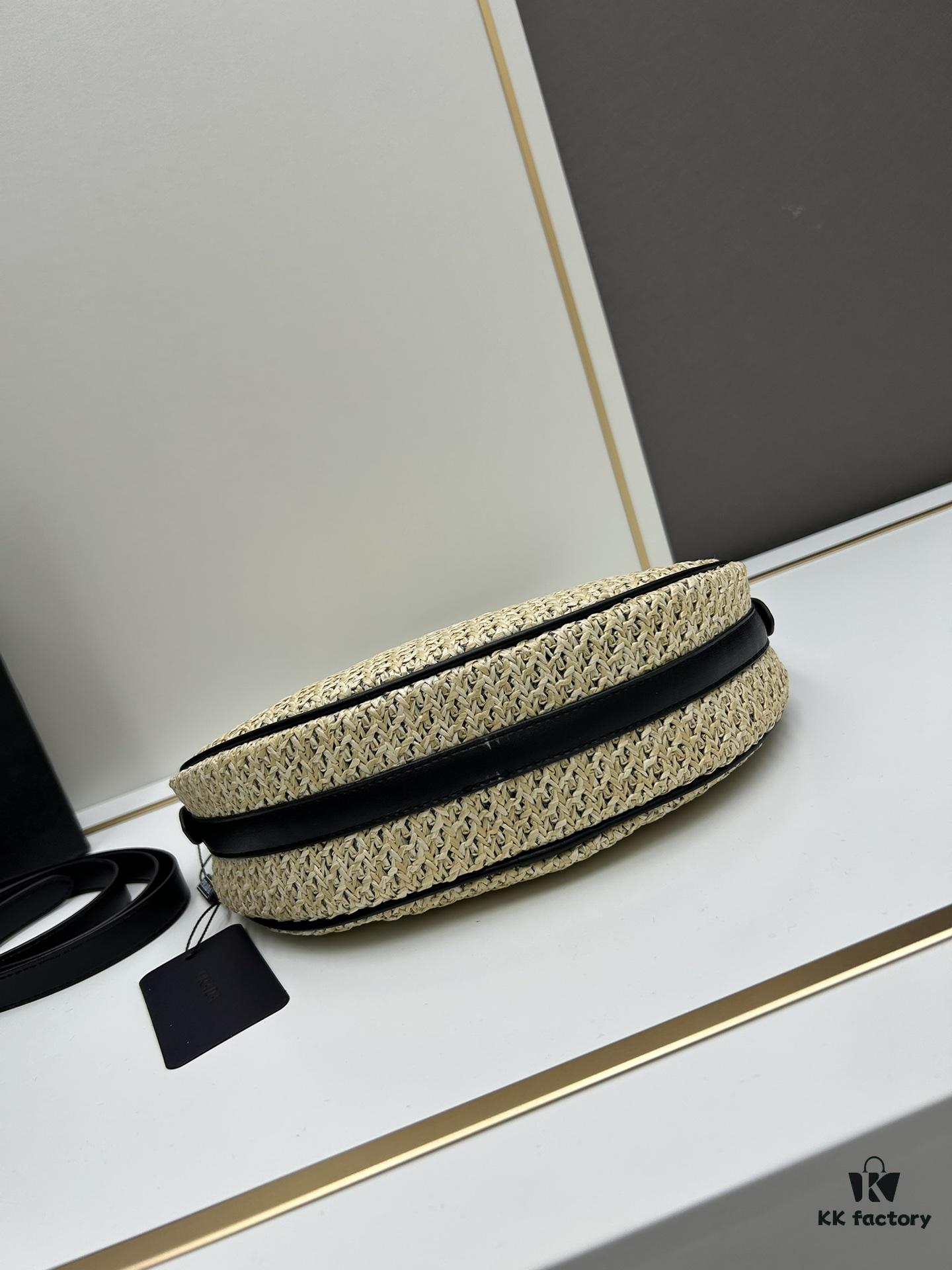 Prada Straw Hobo Bag with Box ||| Prada Beautiful Raffia Handbag