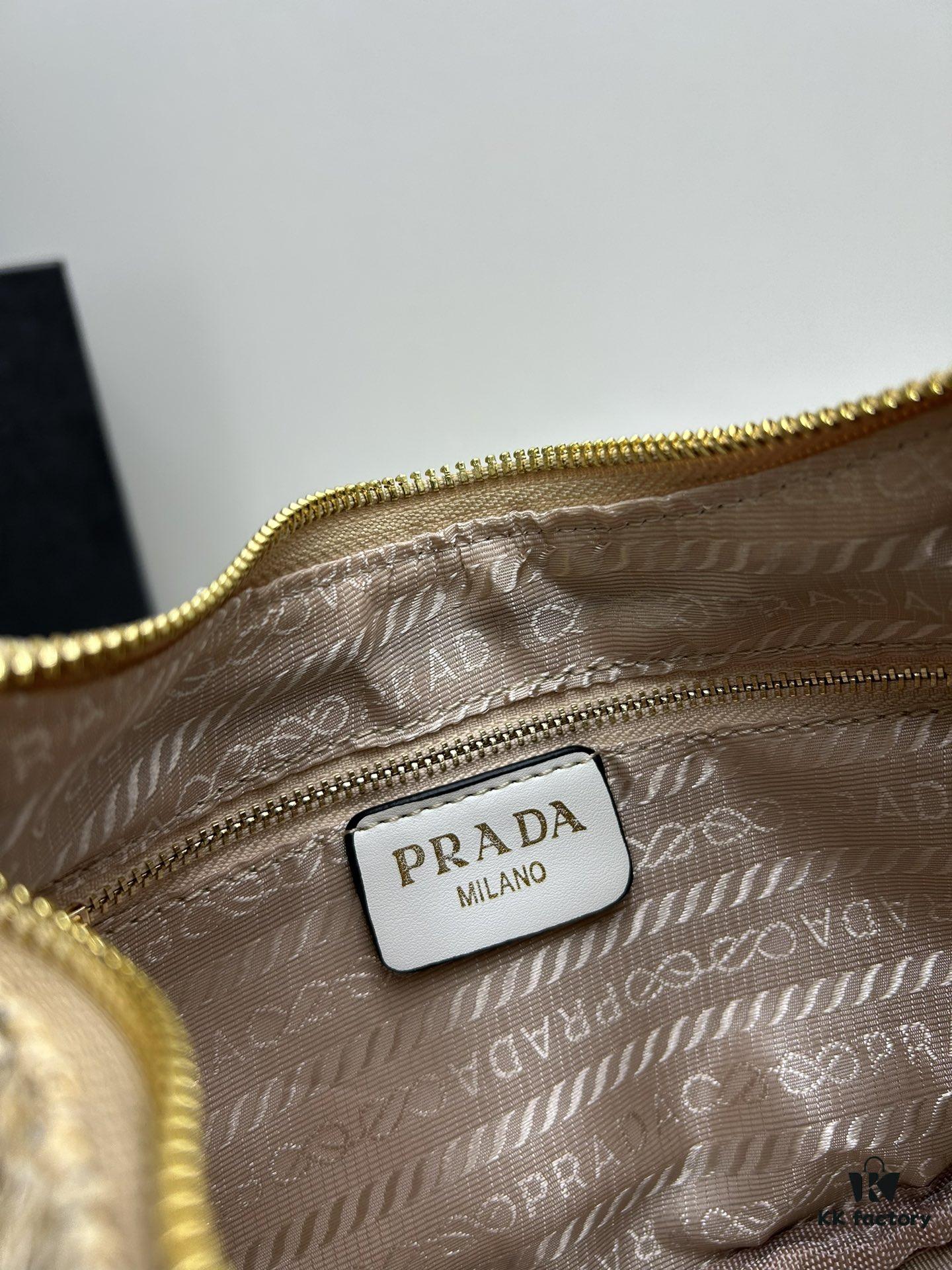 Prada Woven Hobo Bag with Box