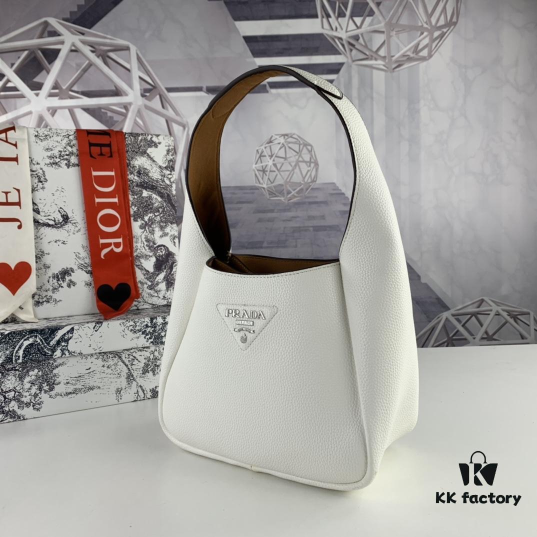 Prada Latest Tote Bag with Box - Authentic Italian Natural Calfskin