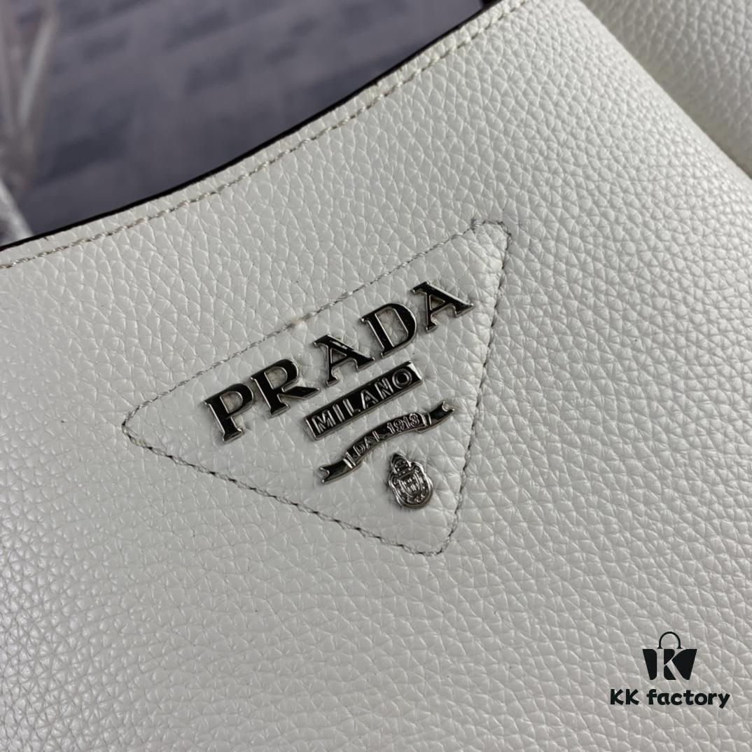 Prada Latest Tote Bag with Box - Authentic Italian Natural Calfskin