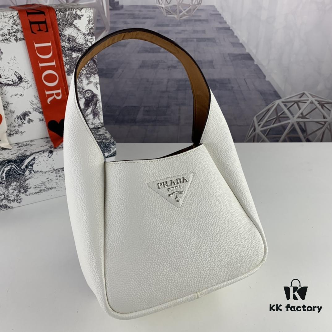 Prada Latest Tote Bag with Box - Authentic Italian Natural Calfskin