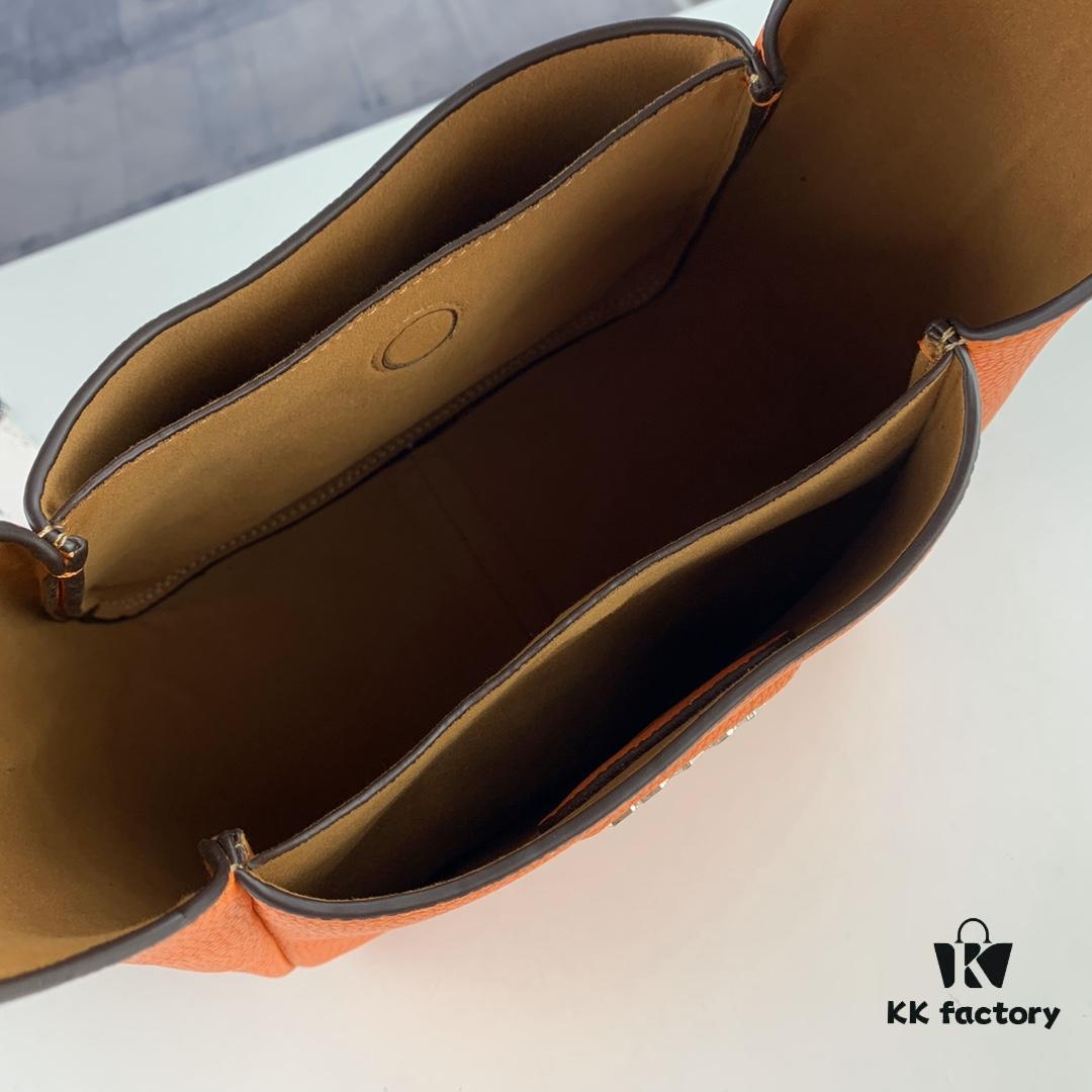 Prada Latest Model Tote Bag with Box - Genuine Italian Natural Grained Calfskin