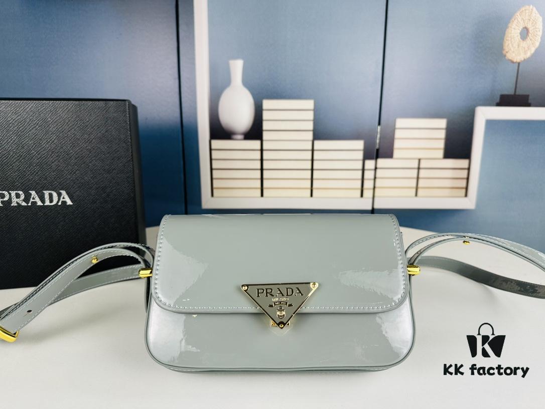 PRADA New Soft Calf Leather Box Bag, Size 21.5x13x5, Style No. 339