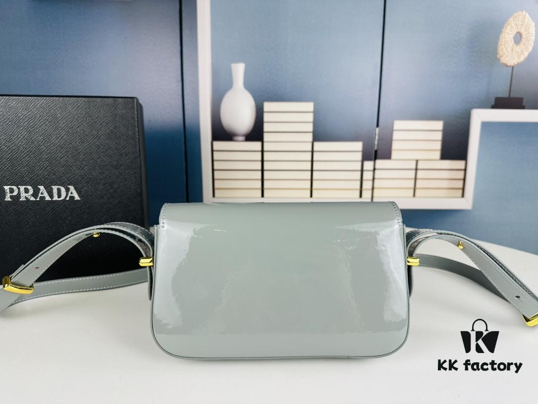 PRADA New Soft Calf Leather Box Bag, Size 21.5x13x5, Style No. 339