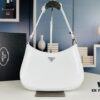 PRADA 2021 Spring/Summer Collection Hobo Handbag, Calfskin Leather, Original Factory Custom Material