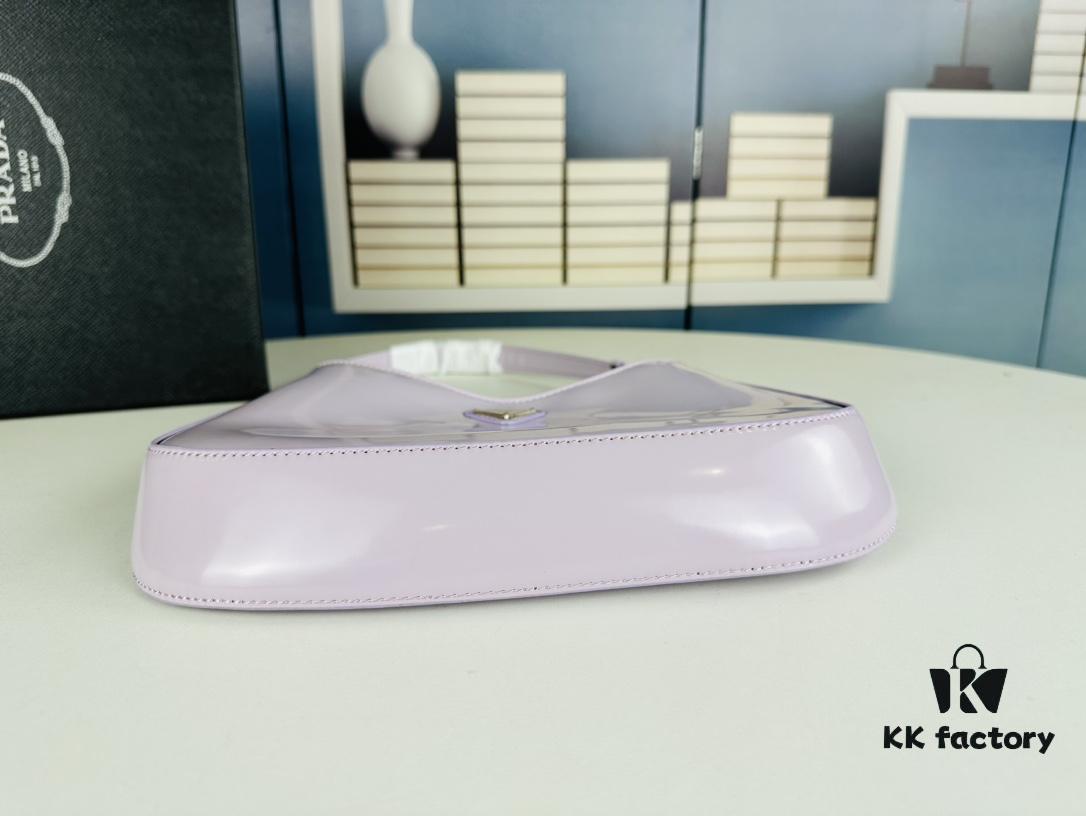 PRADA 2021 Spring/Summer Hobo Handbag, Calfskin Leather, Original Factory Custom Material