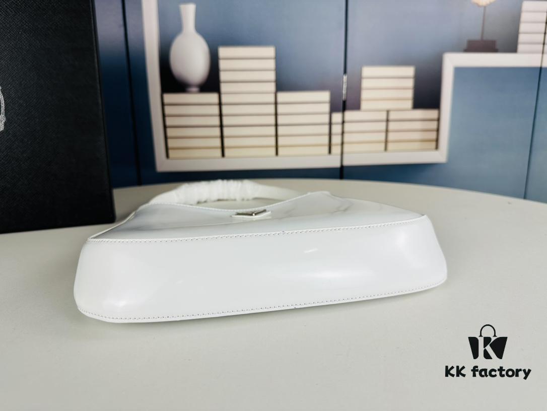 PRADA 2021 Spring/Summer Collection Hobo Handbag, Calfskin Leather, Original Factory Custom Material