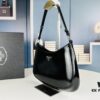 PRADA 2021 Spring/Summer Hobo Handbag, Premium Calfskin Leather, Original Factory Custom Material