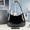 PRADA 2021 Spring/Summer Hobo Handbag, Premium Calfskin Leather, Original Factory Custom Material