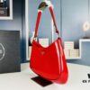 PRADA 2021 Spring/Summer Collection Hobo Handbag - Premium Calfskin, Lightweight and Stylish