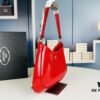 PRADA 2021 Spring/Summer Collection Hobo Handbag - Premium Calfskin, Lightweight and Stylish